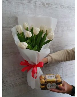 11 тюльпанов и Ферерро Роше